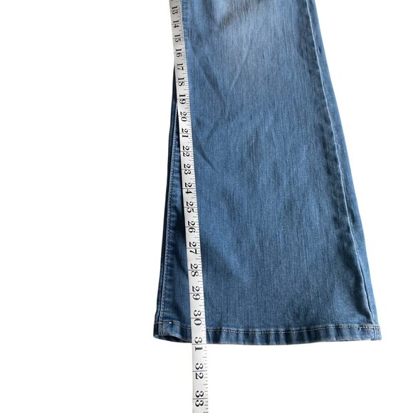 Hammer Jeans Light Wash Blue Denim Bootcut Jeans Sz 9‎ Y2K Retro Boho - Picture 11 of 11